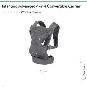 Infantino Advanced 4 and 1 Baby Carrier